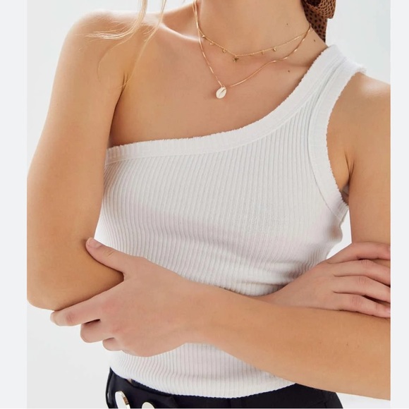 Urban Outfitters Ribbed one shoulder tank - Picture 5 of 6